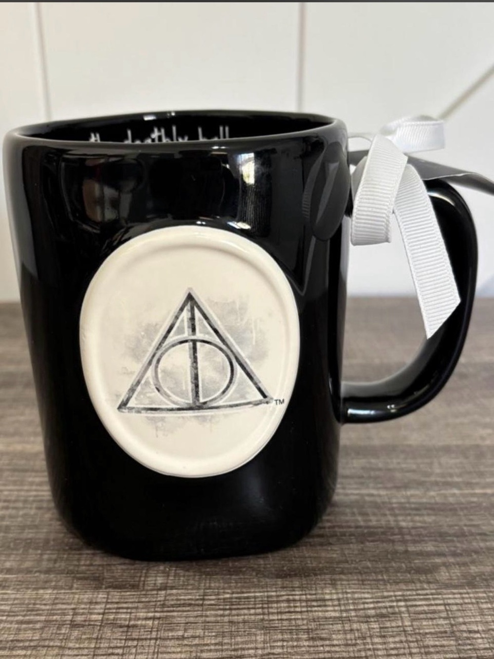 NWT Rae Dunn Harry Potter Deathly Hallows mug